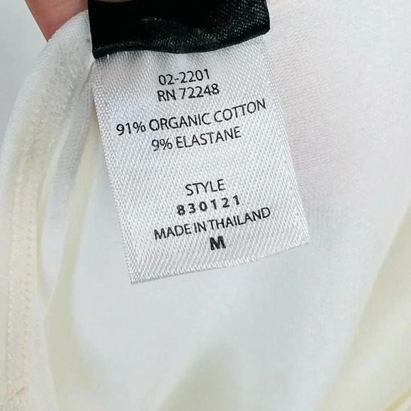 Felina Ivory Cami Top Size M Organic Cotton Eco-Friendly Plant Based Dye - Picture 10 of 11